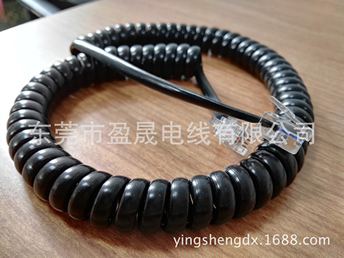 水晶头连接弹簧线